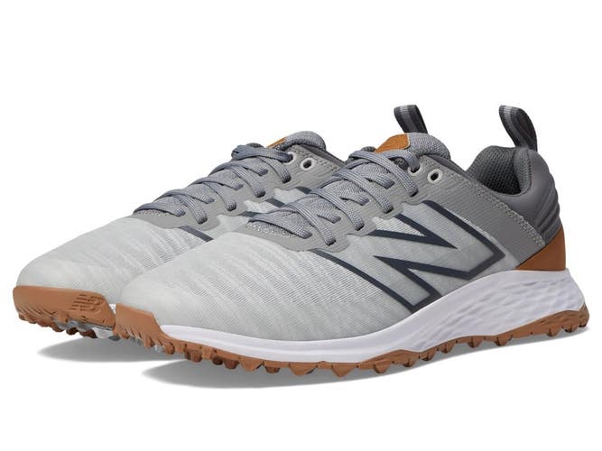 New Balance Fresh Foam Contend V2 MG406GRC Men's Gray Charcoal Golf Shoes PNE380