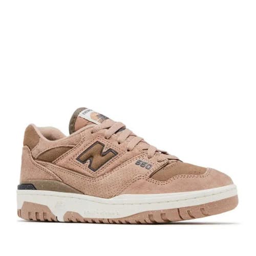 New Balance 550 BBW550RD Sneaker Women's Mushroom Leather Lifestyle Shoes PNE441