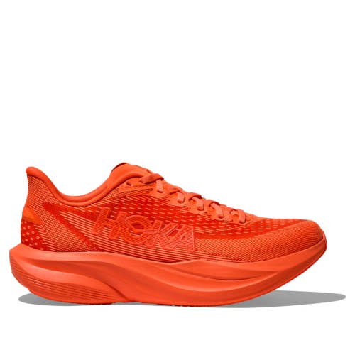 Hoka One One Mach 7 1171938-BLLP Sneakers Women's 7 Orange Running Shoes PNE398