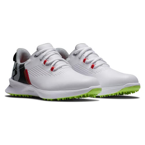 FootJoy Fuel 45034 Sneakers Kids White Black Low Top Spikeless Golf Shoes PNE279