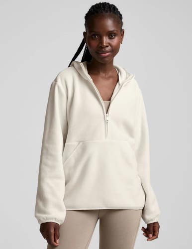 Beyond Yoga 2.0 Urban Explorer Sweatshirt Women's M Dove Half Zip Pullover DAC66