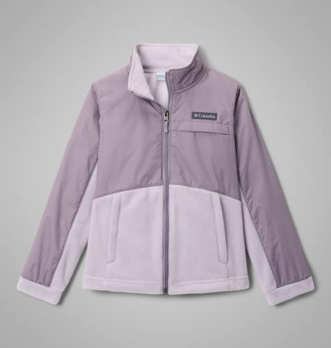 Columbia Benton Springs IV Overlay Jacket Kids Medium Lavender Full Zip DAC1