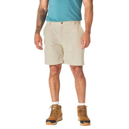 Carhartt Force Phoenix Chino Shorts Mens Large Cobblestone 8" Relaxed Fit MOT161