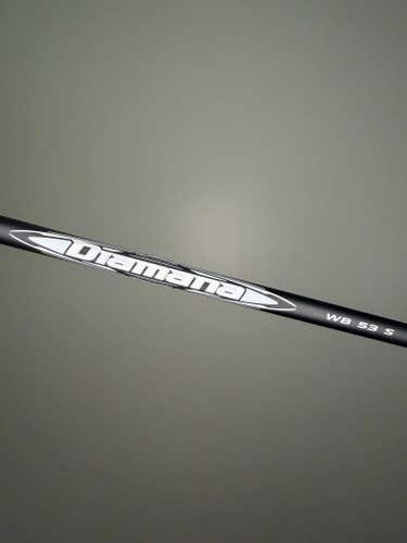Mitsubishi Golf Diamana WB 53 Stiff Flex Driver Shaft TaylorMade Tip 44.75" NICE