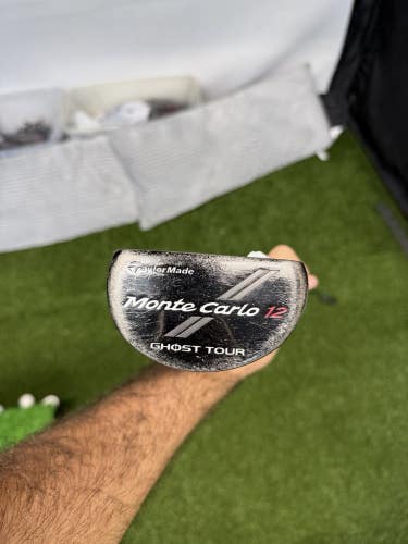 TaylorMade Ghost Tour Monte Carlo 12 Putter Steel Shaft RH No HC 35 Inches