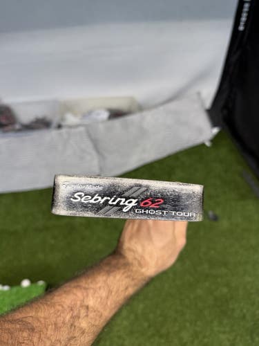 TaylorMade Ghost Tour Sebring 62 Putter Steel Shaft 33.5 Inches RH No HC