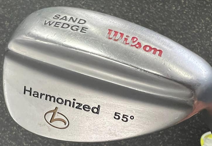 Used Wilson HARMONIZED 55 Golf Wedge Mens RH Sand Wedge 11497-S000162221