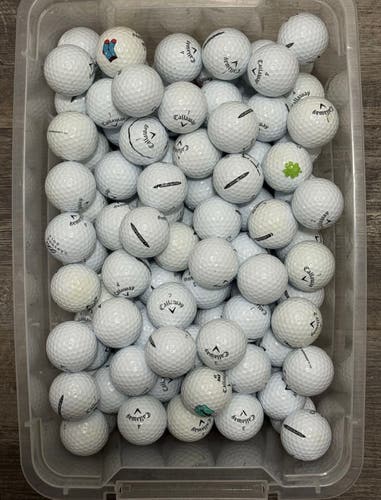 100 Callaway Supersoft Golf Balls - 5A Mint / 4A Near Mint Condition