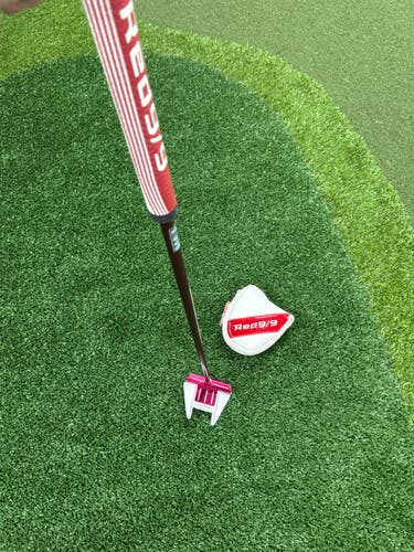 Kasco Red 9/9 WB-013 Center Shaft 34 inch Putter W/ Headcover