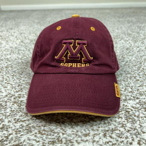 Minnesota Golden Gophers Hat Cap Strap Back One Size Red NCAA Top Of The World