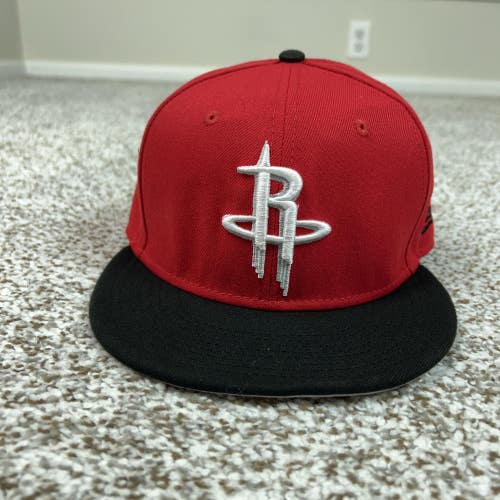 Houston Rockets Mens Hat Cap Snapback One Size Red Black New Era Basketball NBA