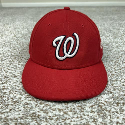 Washington Nationals Men Hat Cap 8 Red New Era 59Fifty Baseball MLB Sports Logo
