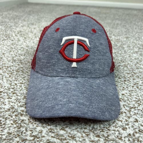 Minnesota Twins Womens Hat Snapback Red Gray Trucker Cap Baseball MLB New Era