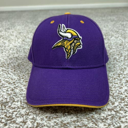 Minnesota Vikings Mens Hat One Size Strap Back Purple NFL Football Cap Dad Sport