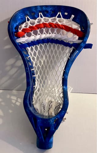 OG Gait triton 2nd gen men’s lacrosse Head (Used) dyed marble blue small crack