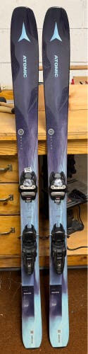 Women's 2022 Atomic Maven 86 C 161 cm All Mountain Skis With Bindings Max Din 11 (Used)