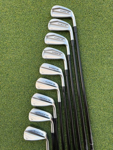 Cobra King MB/CB Combo Iron Set Tour Stiff Graphite MMT Shafts (9 Clubs) #3-GW MCC Align Grips
