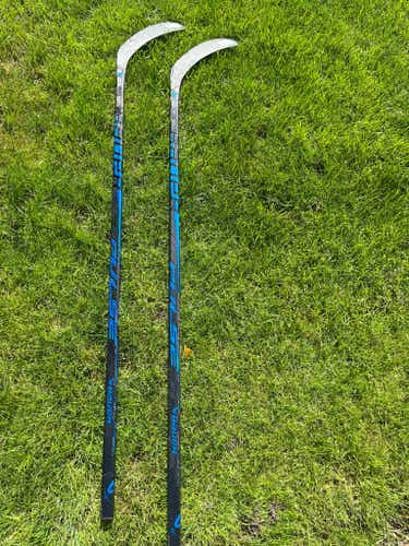 NEW Intermediate Blue Bauer Pulse Left Hand Hockey Stick P92 55 Flex (New)