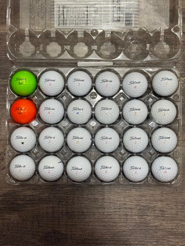 24 Titleist Velocity Golf Balls - 5A/4A Condition