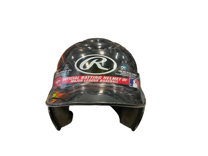 Used Rawlings HELMET Batting Helmet No Mask Black SM 11859-S000034336