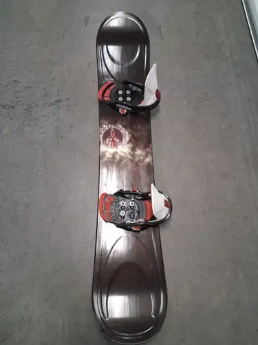 Vintage K2 Zeppelin 159 cm Snowboard W/Burton FSI Step In Bindings