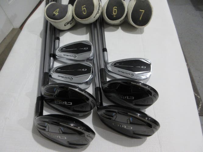 TaylorMade Qi HL & Max Hybrid Iron Set - 4H, 5H, 6H, 7H, 8-PW - Senior Graphite
