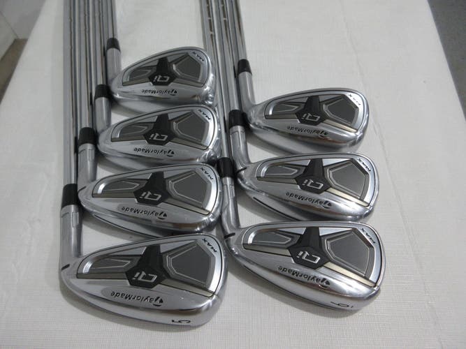 TaylorMade Qi Max Iron Set - 5-PW, AW - Modus 105 Extra Stiff X Flex Steel