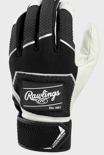 New Small Adult Rawlings Workhorse Batting Gloves
