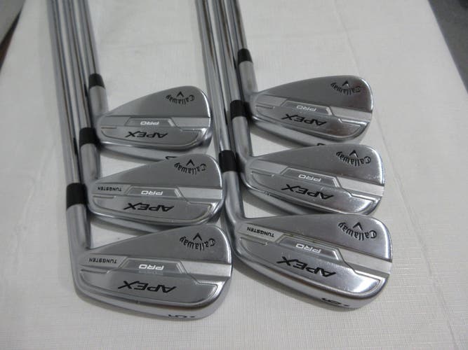 Callaway Apex Pro 21 Iron Set - 5-PW - Oban CT-115 Stiff Flex Steel +0.5" Long