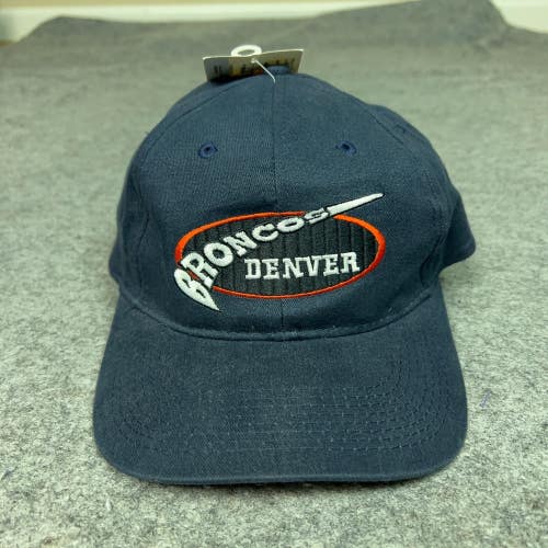 Vintage Denver Broncos Mens Hat Snapback Blue Football Cap Drew Pearson NFL