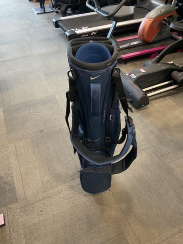 Used Nike SPORT LITE Mens Stand Bag Navy Blue 11614-S000245616