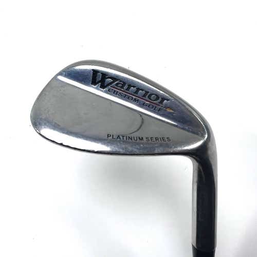 Warrior Platinum Series Sand Wedge SW 56* Wedge Steel Mens RH Oversize Grip