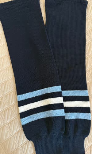 Blue Senior Medium Knit Socks Pro Stock