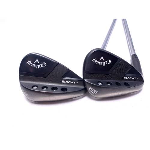LEFTY Callaway Jaws Full Toe Raw Black Wedge Set 54* 12 | 58* 10 TT DG LH