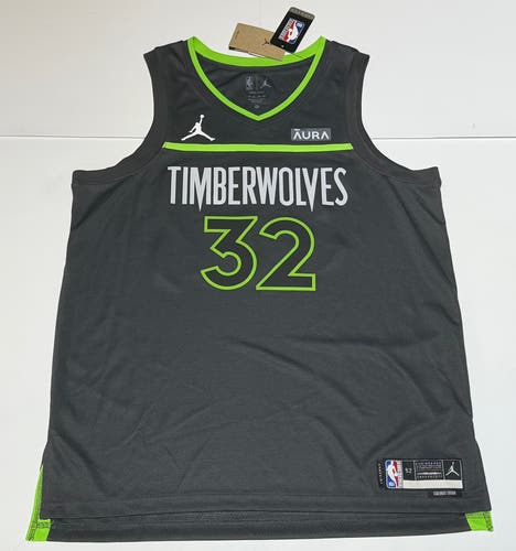 Jordan Minnesota Timberwolves Karl-Anthony Towns #32 Statement Edition Jersey Size XL 52 NWT