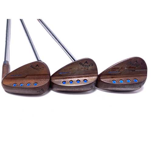 Callaway Jaws MD5 Raw Wedge Set 52* 10 | 56* 12 | 60* 12 KBS Tour V Wedge RH