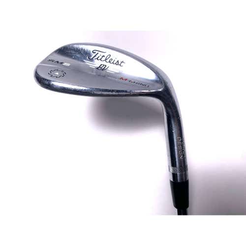 Titleist Vokey SM6 Tour Chrome Lob Wedge LW 60* 8 Bounce M-Grind SM6 Wedge RH