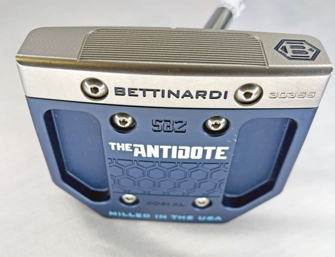 Bettinardi The Antidote SB2 Putter 34" (Steel, Center Shaft) 303SS Mallet