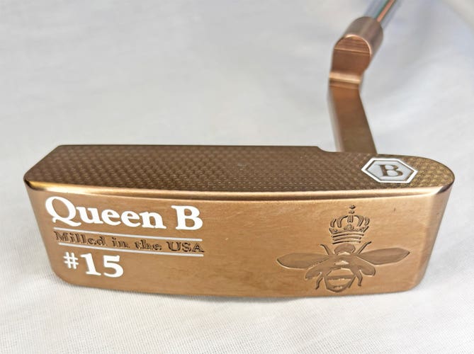 Bettinardi Queen B #15 Putter 35" (Steel, Plumbers Neck) Copper Blade 2023