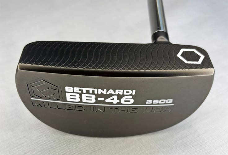 Bettinardi BB46 Putter 35" (Steel, Spud Neck) Milled 350g BB-46 Mid Mallet