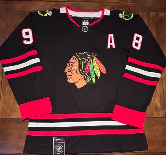 Chicago Blackhawks Black 100 Year Connor Bedard Jersey Adult XL (54) NWT