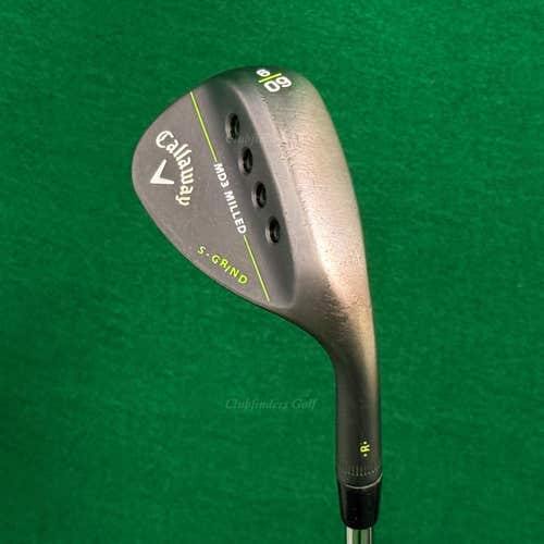 Callaway MD3 Milled Black 60-9S 60 Lob Wedge Stepped Steel Wedge Flex