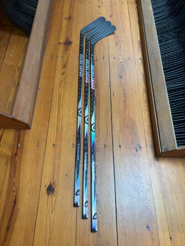 3-PACK Senior Bauer Proto2 Right Handed Hockey Stick P92 77 Flex Pro Stock (New)