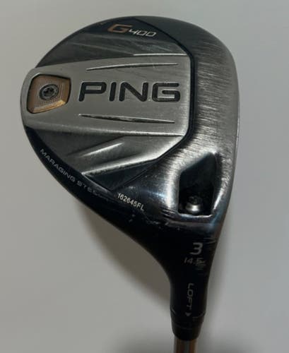 Ping G400 Right Handed Fairway Wood Regular Flex 3 Wood (Used)