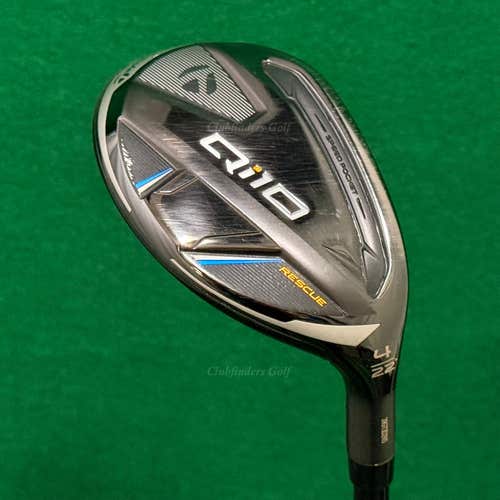 TaylorMade Qi10 Rescue 22 4 Hybrid Fujikura Ventus TR Blue HB 7-S Stiff w/HC