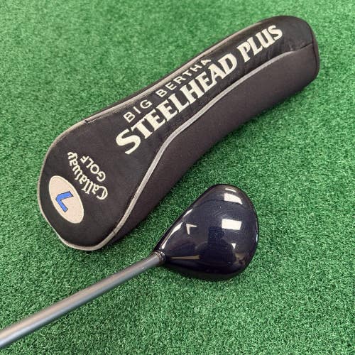 Callaway Big Bertha Steelhead Plus 7 Fairway Wood Right Hand Regular Flex w/HC