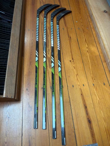 4-PACK Senior Warrior Alpha LX Pro Left Hand Hockey Stick Toe Pattern 85 Flex Pro Stock (New)