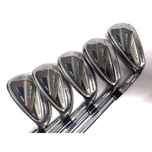 TaylorMade SIM2 MAX Iron Set 6-PW+AW Elevate VSS 95g Regular RH No 7 iron