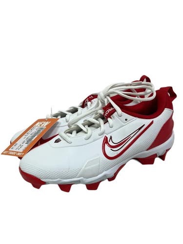 Used Nike FORCE TROUT KEYSTONE BB/SB Cleats White And Red Junior 05.5 11692-S000158406