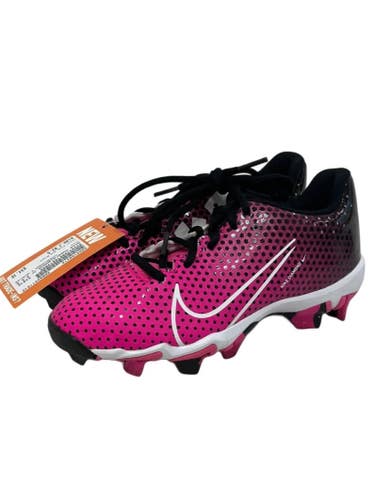 Used Nike HYPERDIAMOND 4 KEYSTONE BB/SB Cleats Pink And Black Junior 02.5 11692-S000158414